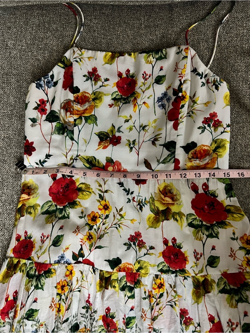 Alice + Olivia Valencia Floral Tiered Maxi Dress - Picture 6 of 8
